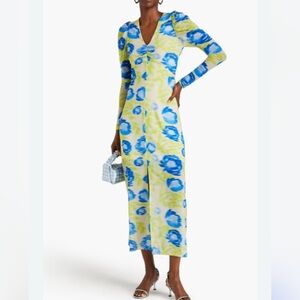 GANNI Floral Maxi Dress